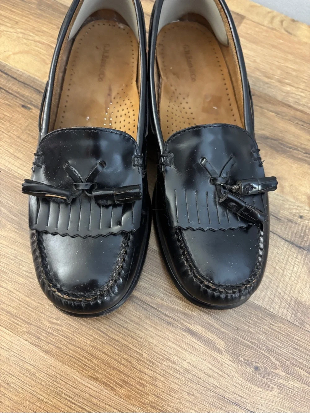 G.H. Bass Weejuns Washington Leather Kiltie Tassel Loafer Black Women’s